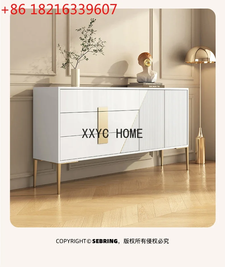 Entry Door Front Door Light Luxury Entrance Cabinet  Living Room Storage Cabinet Entrance Curio Cabinet Locker New High-End