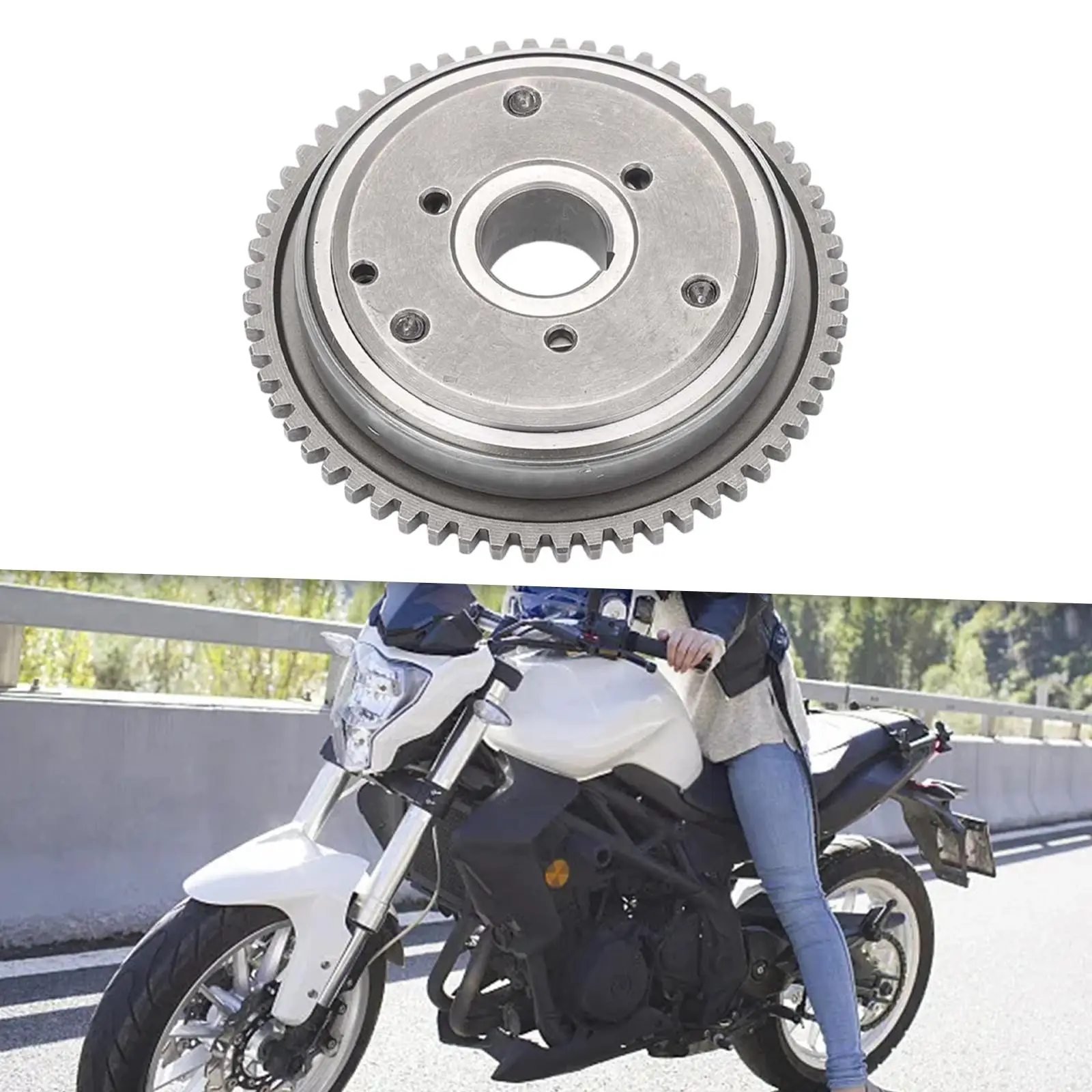 Starter Clutch Bearing Gear Alloy Steel Spare Parts for 150cc 125cc Gy6 image 4