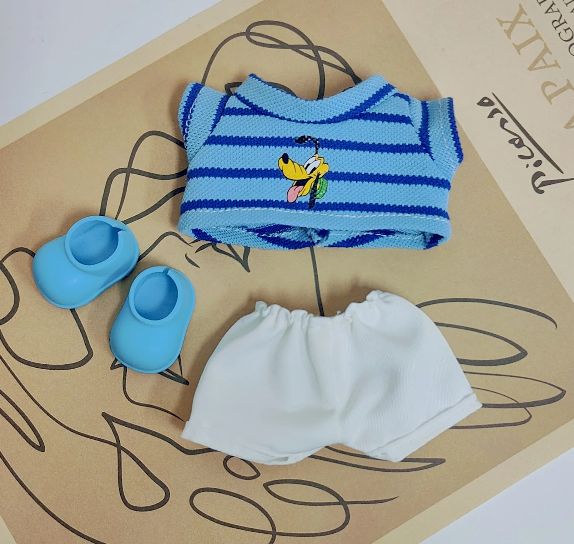 

17Cm Raab summer refreshing striped T-shirt set one, two or three generations can wear tops and shorts