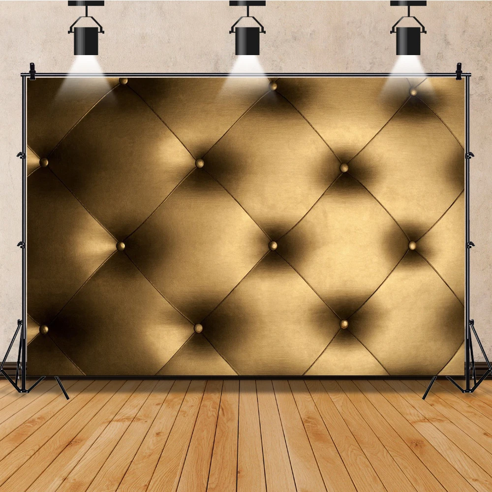 Diamond Leather Headboard Bed Photographic Backgrounds Bedroom Decor Birthday Party Photo Backdrop Portrait For Studio Props