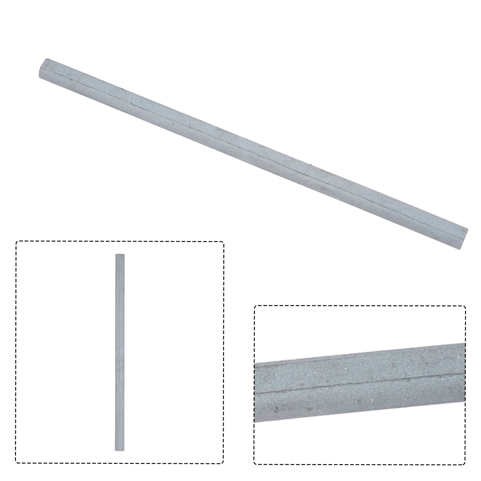 Ferrite Rod Bar ห่วงบัฟเฟอร์ Rod สําหรับคริสตัลวิทยุเสาอากาศ 10*200 มม.แมงกานีสสังกะสีป้องกันการรบกวน Mandrel บาร์ใหม่