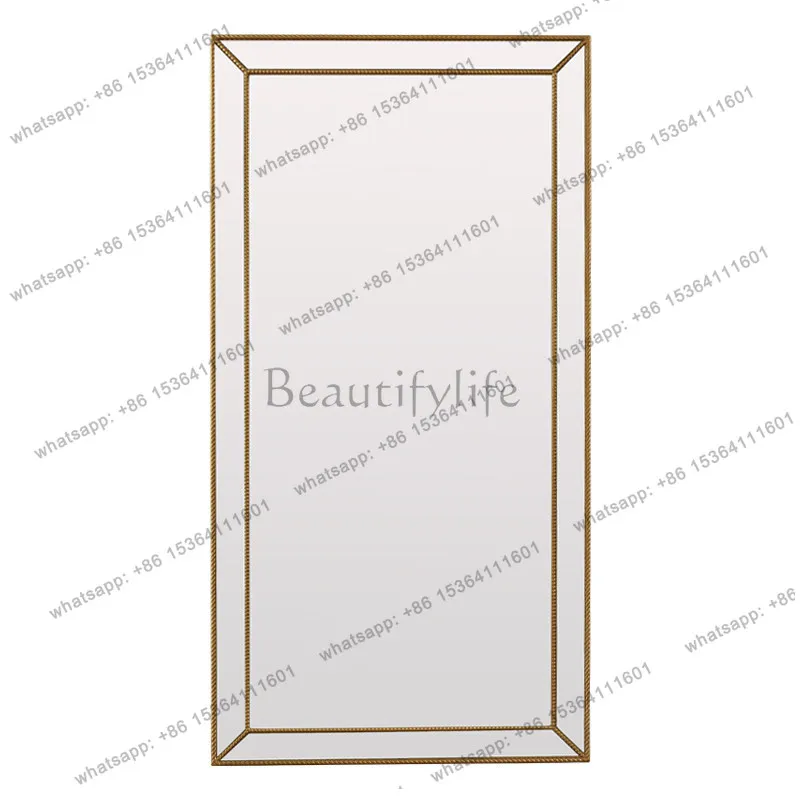 

Bedroom French floor mirror full-length mirror household styling personalized full-length mirror
