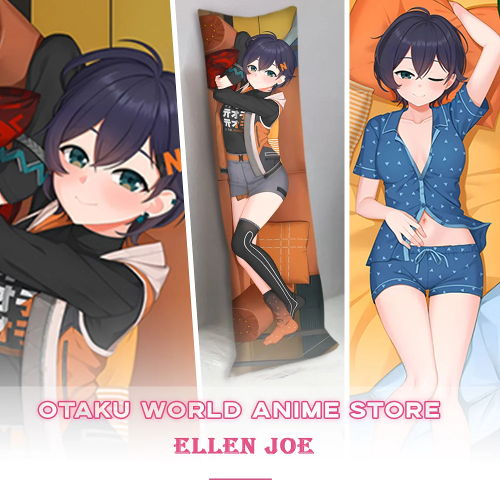 

Zenless Zone Zero Dakimakura Pillowcase Cute Ellen Joe Otaku Hugging Body Prop Anime Game Role Gift Adult 3D Print Decor Prop