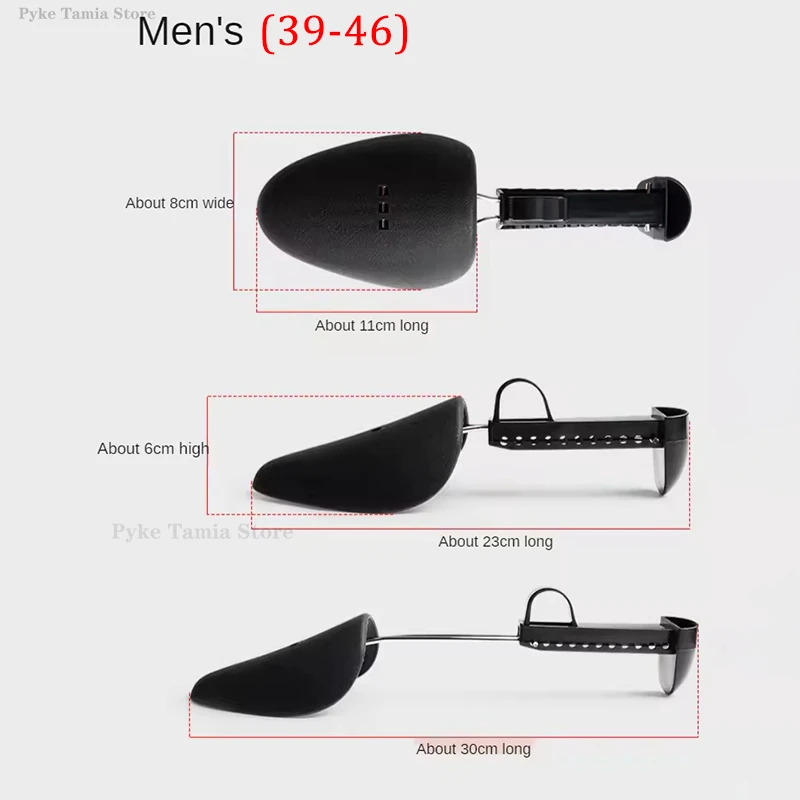 1 Pair Plastic Shoe Tree Shaper Shapes Stretcher Adjustable Length Shoe Brace for Women Men Leather Shoes Sneaker Boot Holder