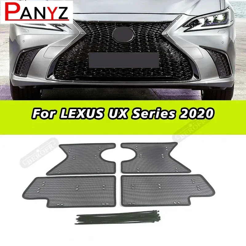 

Stainless Insect Screening Mesh Front Grille Insert Net Water Tank Engine Cover Car Accessories For LEXUS UX Series 2020