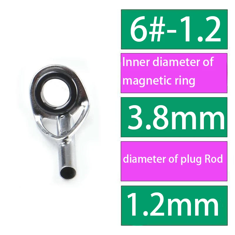 Fishing Rod Guide Ring Fishing Top Rings Rod Pole Repair Kit Far Throw Fixed Ring Slide Rod Fishing Tackle Accessories