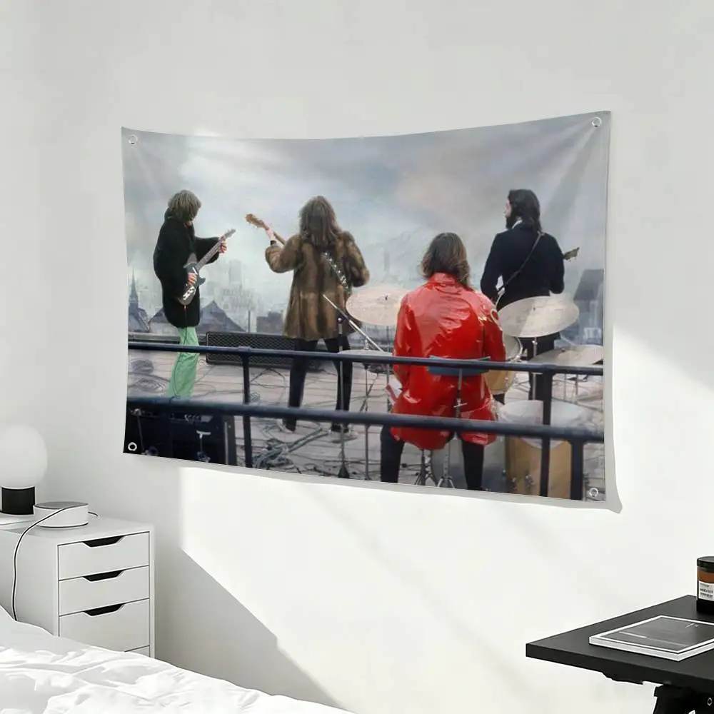 Band The B-BeaTLES-S  Flags Wall Hanging Tapestry Outdoor Garage Room Decorative flag Background Blanket