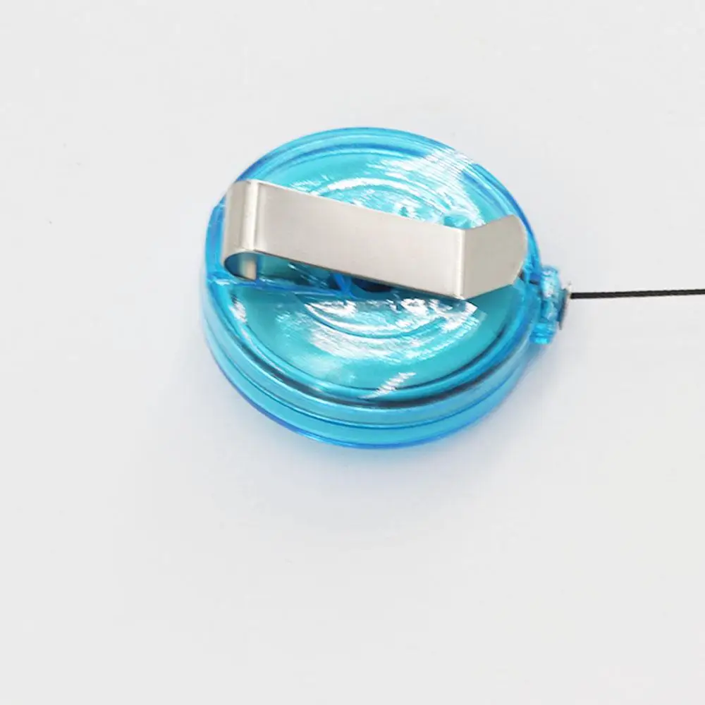 Retractable Pull Badge Holder With Keychains Transparent Card Cover Student Card Sleeves Credit Cards Protector Bus Card Holder