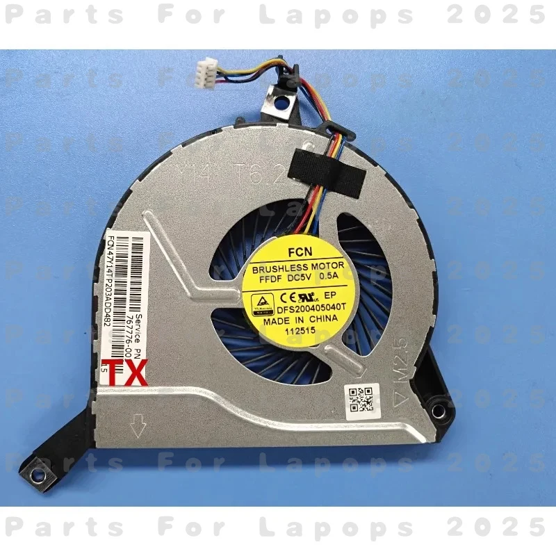 

j 1PCS New For HP Pavilion 14-V 14-U 15-P 15T-K 15-K 15-V 17-F TPN-Q140 TPN-Q143 Laptop CPU Cooling Fan