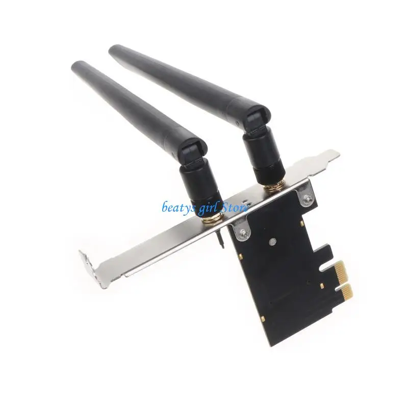 

C7AB 867Mbps for Intel 7260AC Dual Band 2.4G/5Ghz Wireless Desktop Bluetooth-com 802.11AC PCIE Wifi Card Antenna S