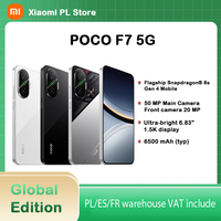 POCO F7 5G NFC Smartphone 120Hz AMOLED Snapdragon 8 Gen 4 6.83 6500mAh Cheap Phone With 64MP Camera + Fast Delivery 48H With EU