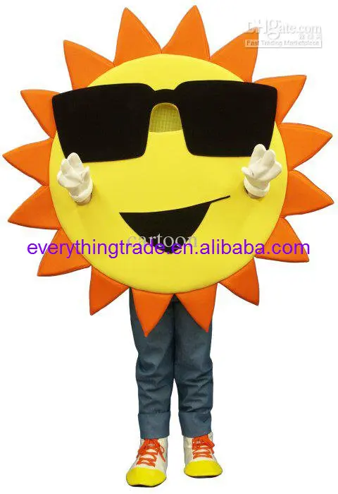 New Adult Hot Sale Foam Cute Sunflower Cartoon Mascot Costume Plush Christmas Fancy Dress Halloween Mascot Costume