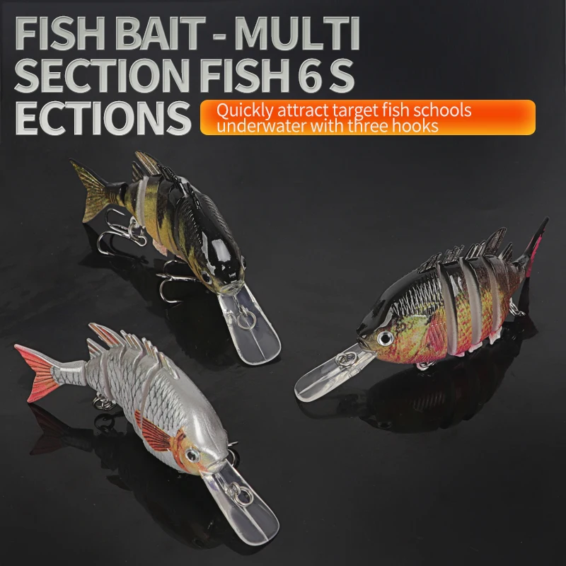Multi Jointed Wobbler Fishing Lure 10cm 14g Artificial Hard Fishing Bait 6 Segments Bionic Long Tongue Tilapia Swimbait For Bass - AliExpress Multi Jointed Wobbler Fishing Lure 10cm 14g Artificial Hard Fishing Bait 6 Segments Bionic Long Tongue Tilapia Swimbait For Bass - AliExpress