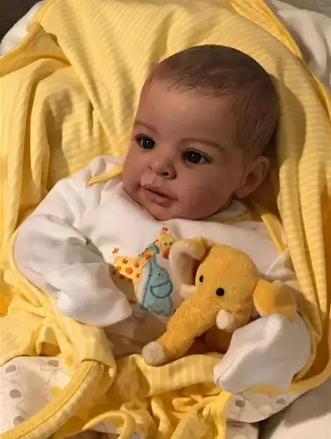 

Набор для самостоятельной сборки куклы NPK 23'' Reborn Jaylan: неокрашенные детали, свежий цвет, пустой комплект с тканевым телом и глазами