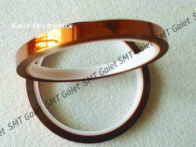 10PCS Hochtemperatur-hitzebeständiges Klebeband für Kapton Roll PCB SMT Löten Abschirmung 30yd * 5mm, 30yd * 8mm, 30yd * 10mm