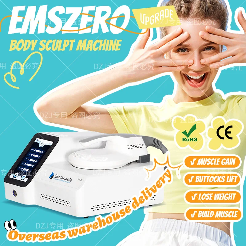 

EMSzero 15 Tesla 6500w 200Hz NEO Body Slimming Nova Fat Burning Muscle EMS Sculpting Electromagnetic Stimulate Hiemt Pro Machine