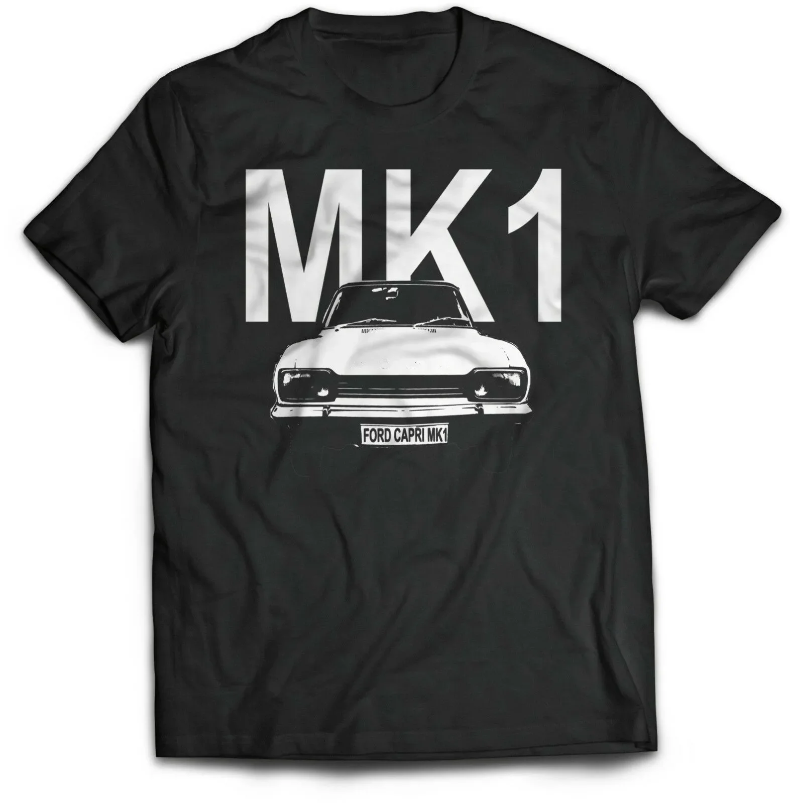 Retro Style Capri MK1 Vintage Cars T-Shirt 100% Cotton O-Neck Summer Short Sleeve Casual Mens T-shirt Size S-3XL