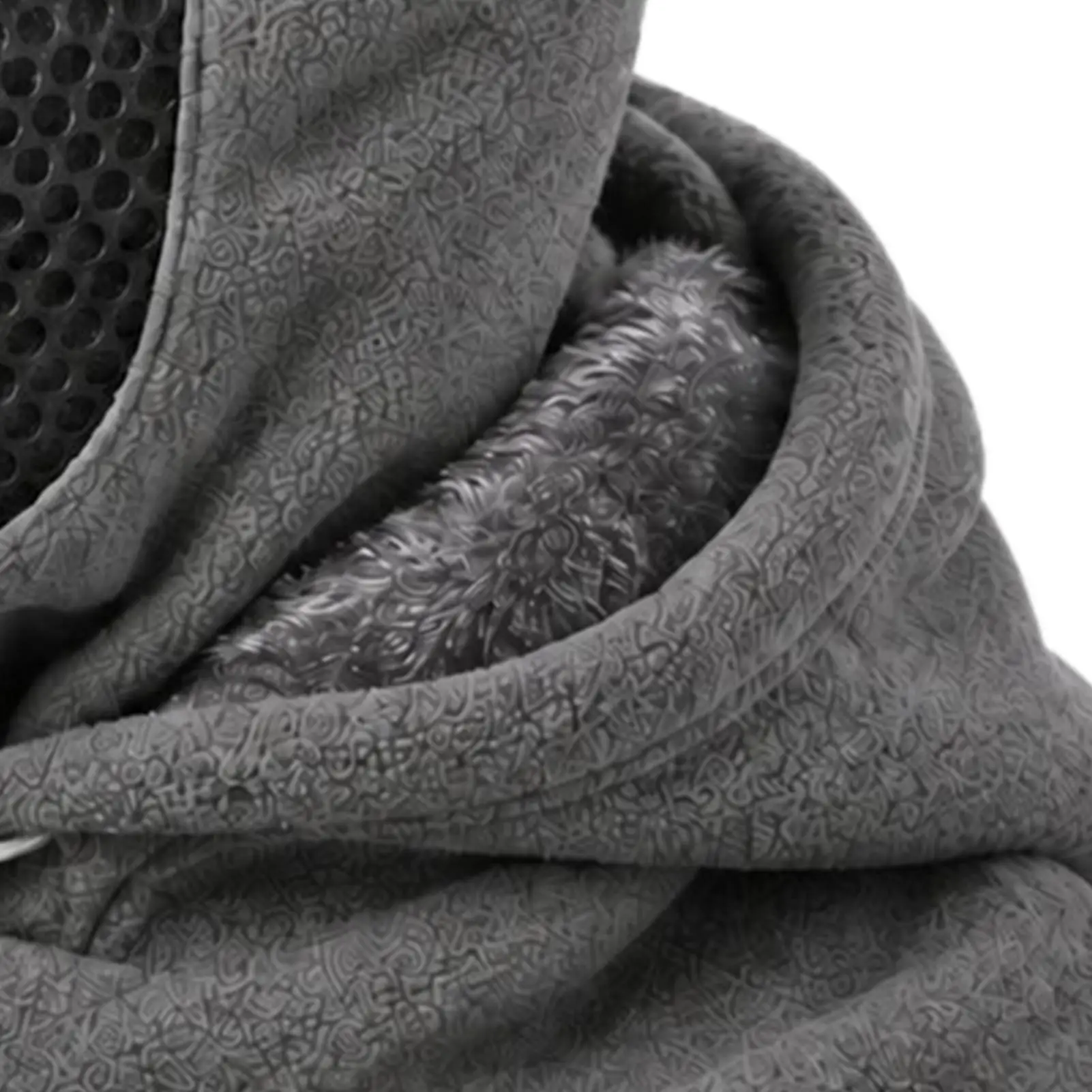Ski Masque For Women Integrated Double Layer Fleece Liner Hood With Adjustable Drawstring Winter Caps For Men For Women Outdoor