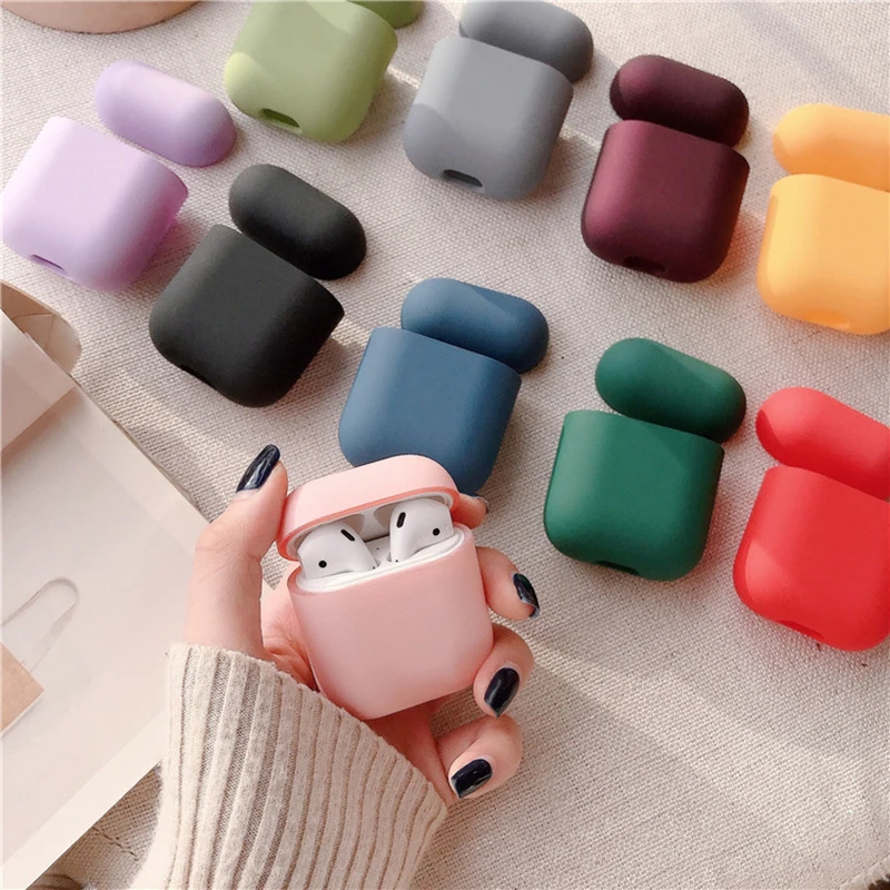 Silicone Earphone Case For Airpods 2 Wireless Bluetooth Earphone Protective Case For Apple Air Pods 1 Soft Liquid Silicone Cover