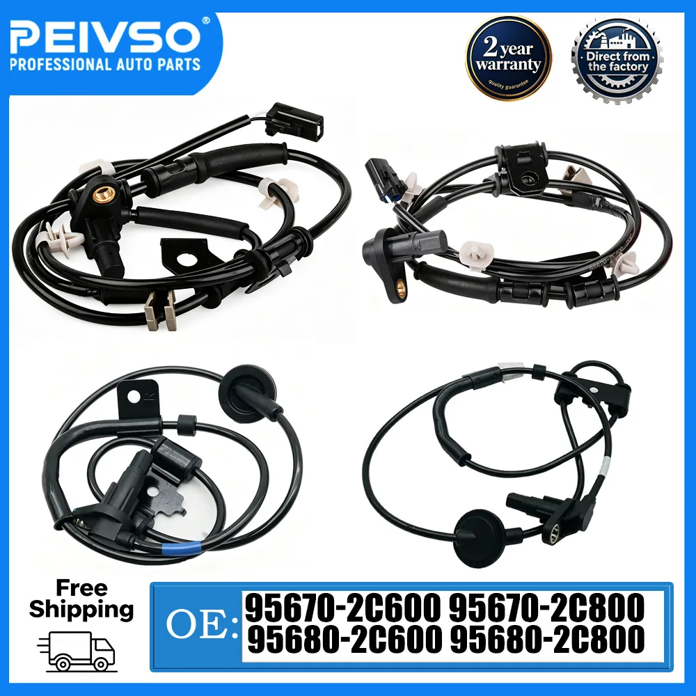 95670-2C600 95670-2C800 95680-2C600 95680-2C800 ABS Wheel Speed Sensor Front Rear LH/RH for Hyundai Tiburon 2005-2008 2.0L 2.7L