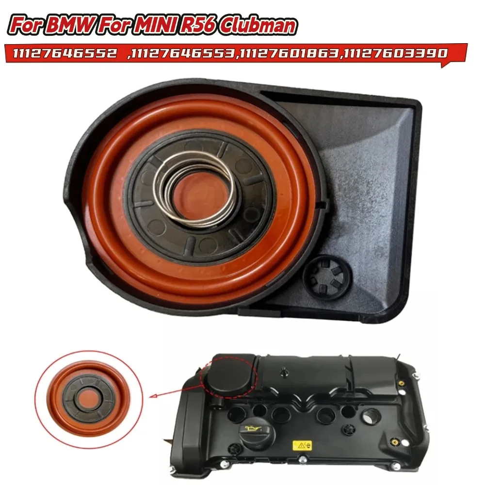 

PCV Valve Cover Cap Cylinder Head Cap 11127646552 For BMW For MINI R56 Clubman 11127646553 11127601863 11127603390