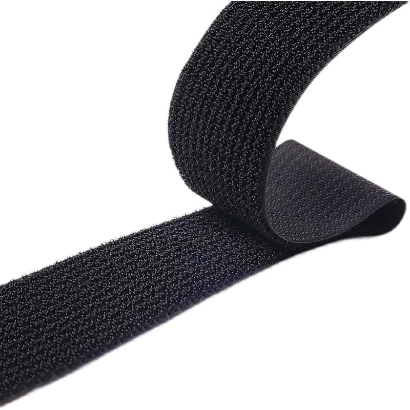 2Meters Hook And Loop Integrated Fastening Tape Cable Ties Strong Sticky Nylon Reverse Buckle Magic Belt Can Be Cut  At Will