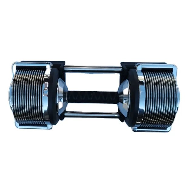 

Stainless Steel adjustable dumbbell high quality dumbbells selected weight DA-1001D 3kg to 32kg