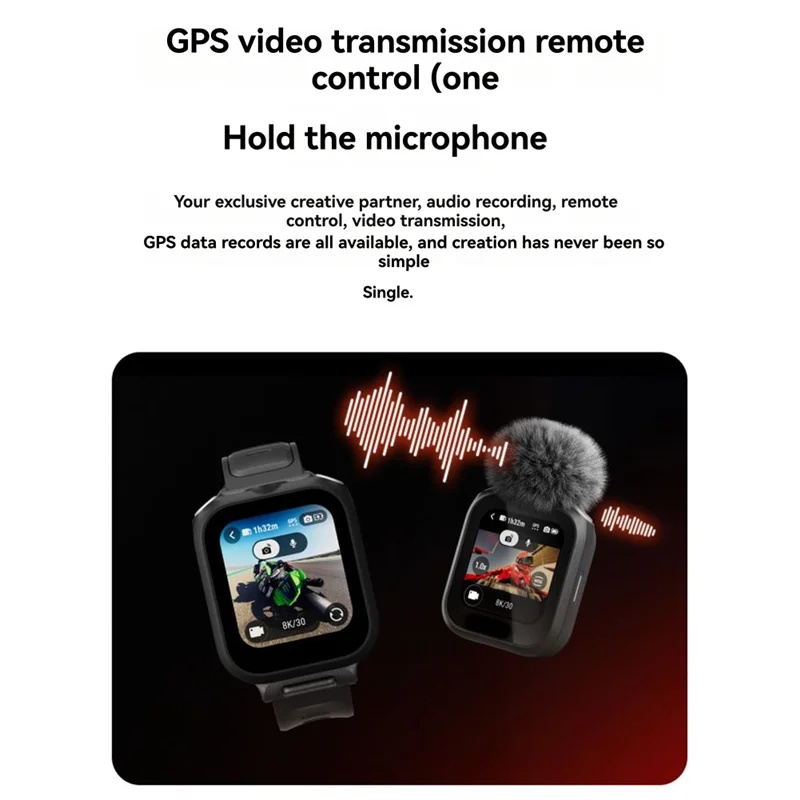 A25P For X5 Remote With GPS Preview Built-In Mic 160M Range LCD Touchscreen Watch Control For Ace Pro 2