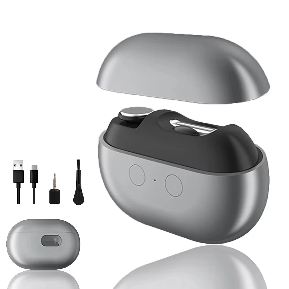 Multifunctional Household Electric Nail Polisher Cross-Border Magnetic Nail Buffing Machine Curved Fingers for Nail Clipper