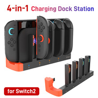 IPEGA PG-SW2185 Joycon Charging Dock Station for Switch2 - Charges Up To 4 Controllers, Compatible with Switch 2