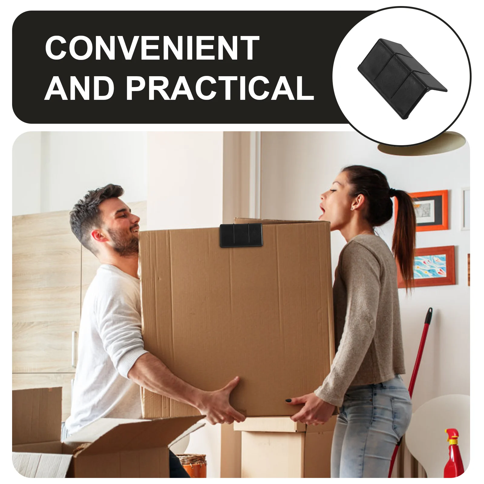 20Pcs Packaging Corner Protector Heavy Duty Thickened Edge Guards for Shipping Carton Moving L-Shaped Plastic Corner Protectors