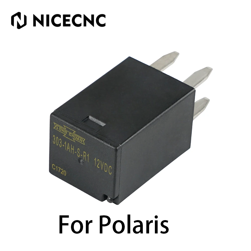 

NICECNC For Polaris Sportsman 570 850 Electric Relay Black For Polaris RZR Ranger Scrambler General ACE Brutus Replaces 4011283