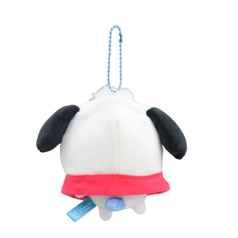 Sanrio cinnamoroll pom pom purin brinquedos de pelúcia kawaii chaveiro dos desenhos animados pachacco mochila pingente acessórios menino menina presente aniversário