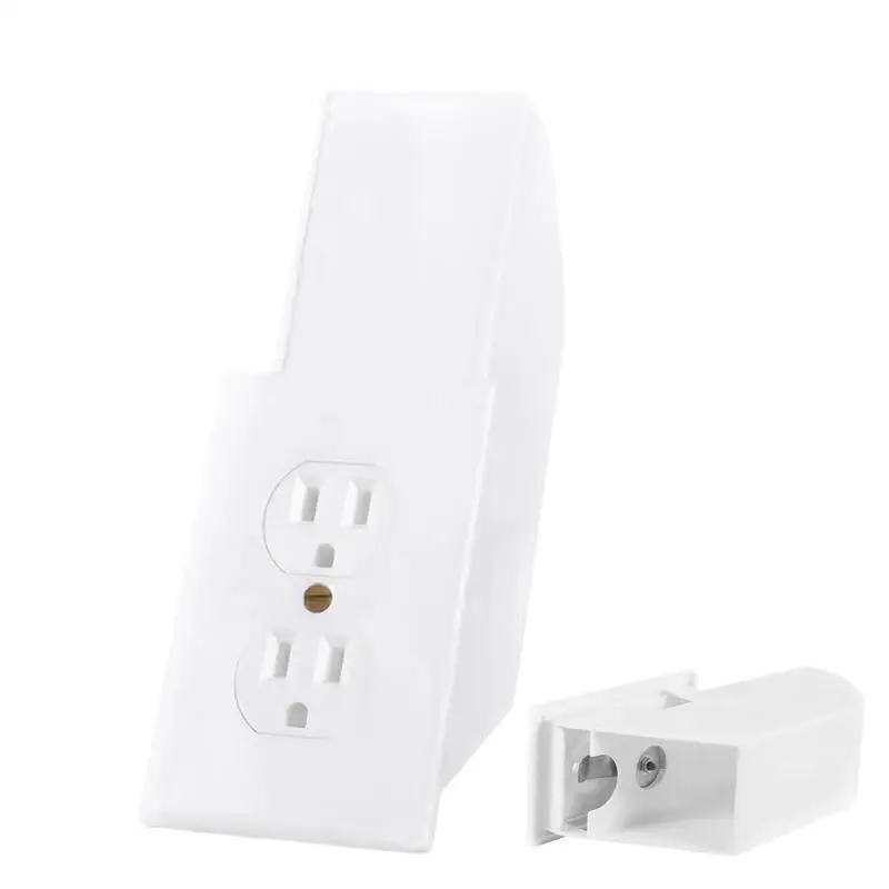 Hiding Wall Outlet listrik aman, lubang aman dengan kunci serbaguna praktis aman untuk menyimpan uang