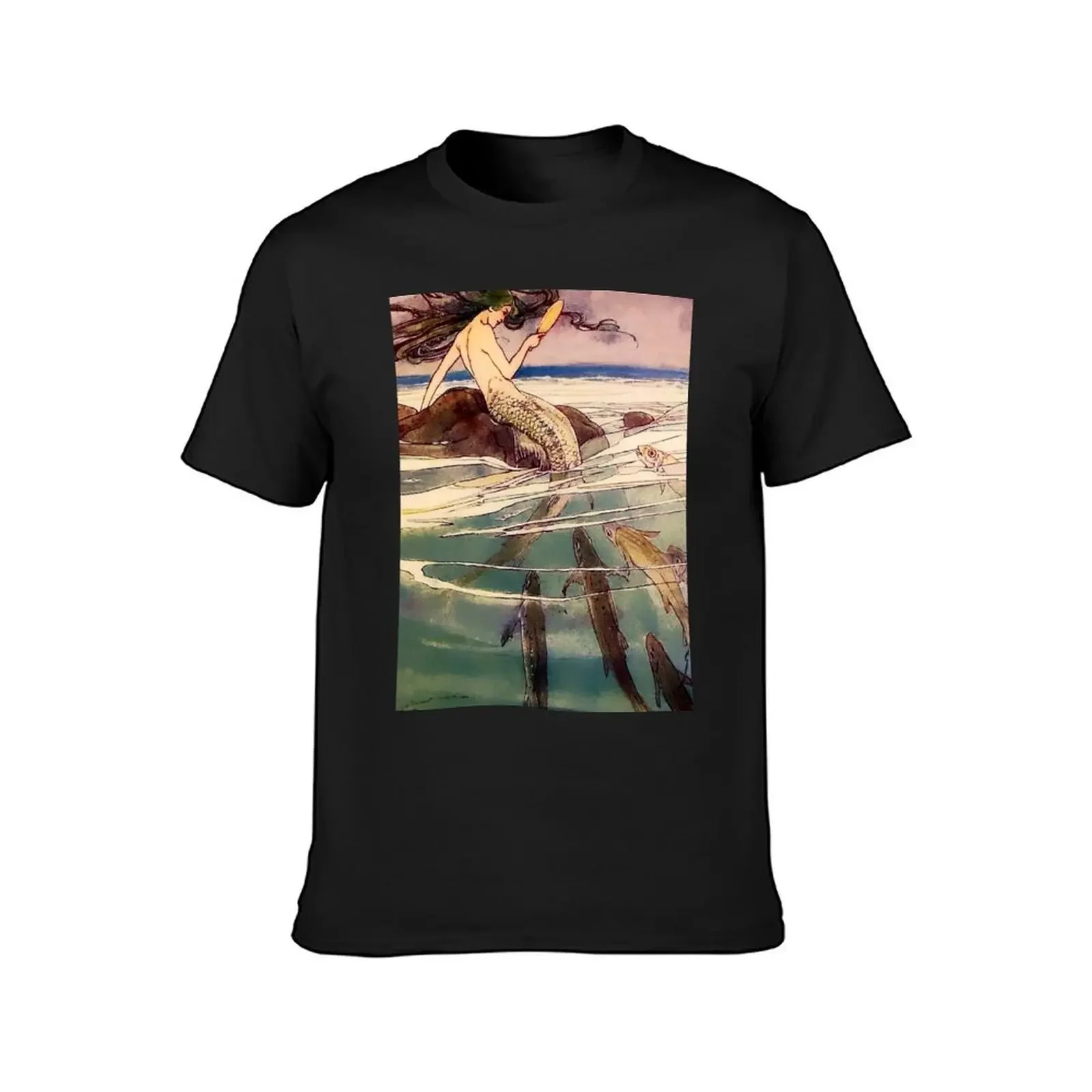 “Mermaid” Fairy Art by Alice B Woodward T-Shirt Aesthetic clothing man clothes street wear men t shirt