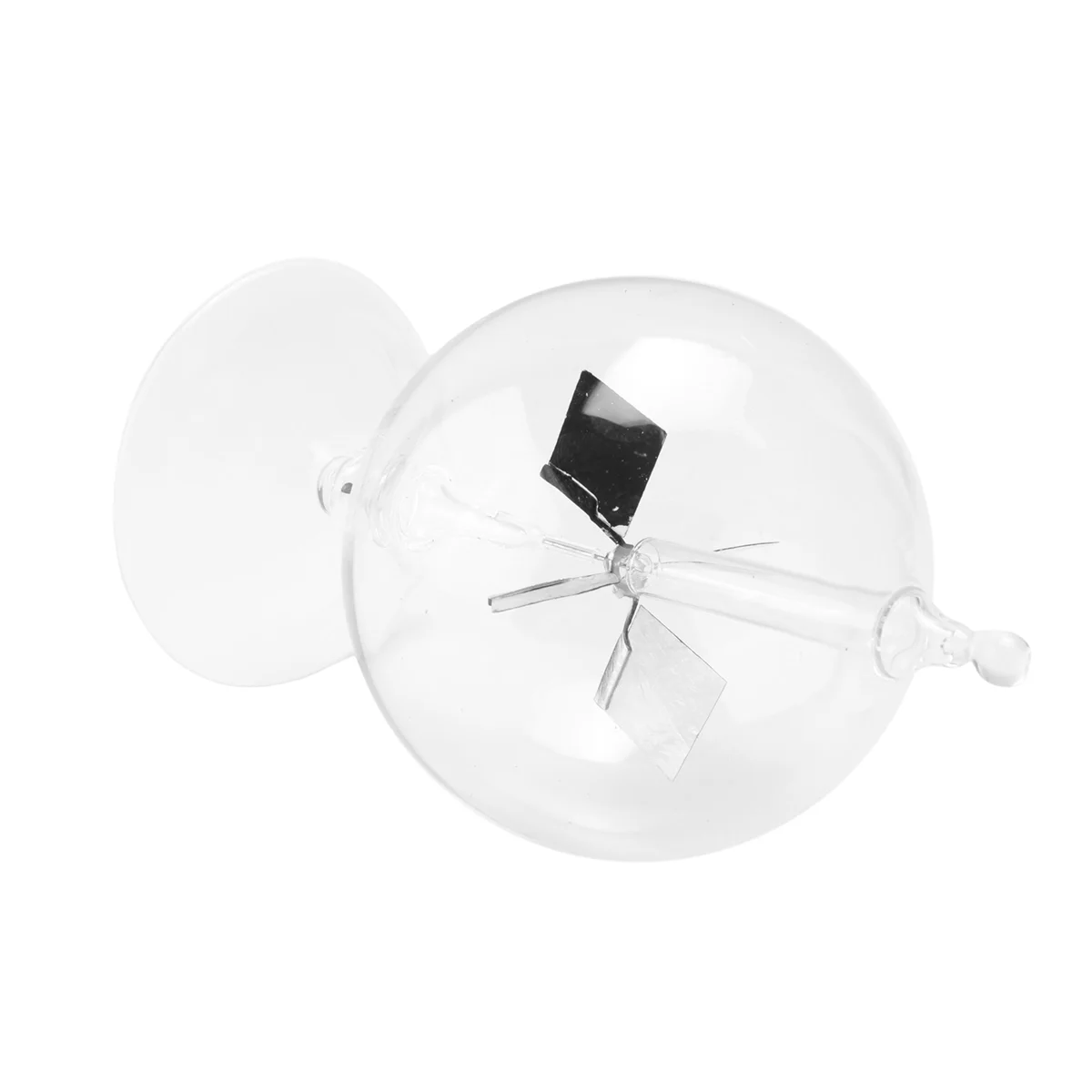 

RANA Solar Crookes Radiometer Glass Windmill Handmade Toy for Party Home Decoration Gift Transparent