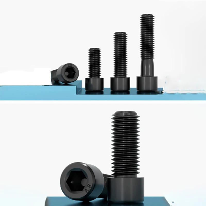 8.8 grade high-strength cup head hexagonal bolt cylindrical head extended screw M16 M20 for Metalworking Furniture