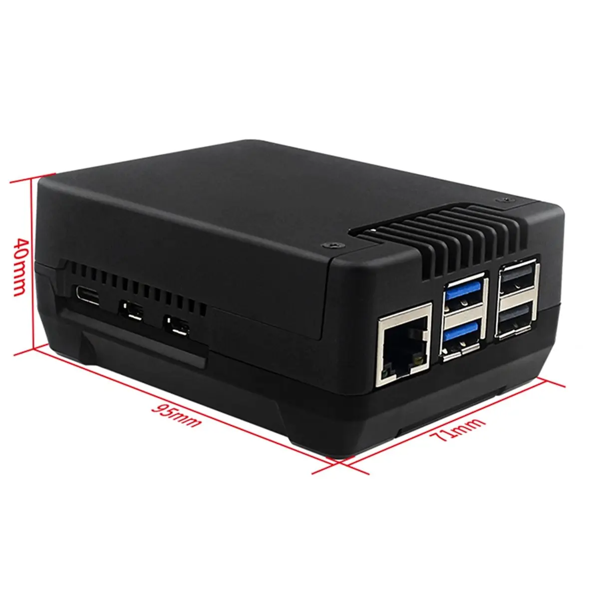 【New】For NEO 5 M.2 NVME PCIE Case with PWM Fan Built-in Heatsink SSD Boot Pi 5 From M.2 NVME Drive for 5