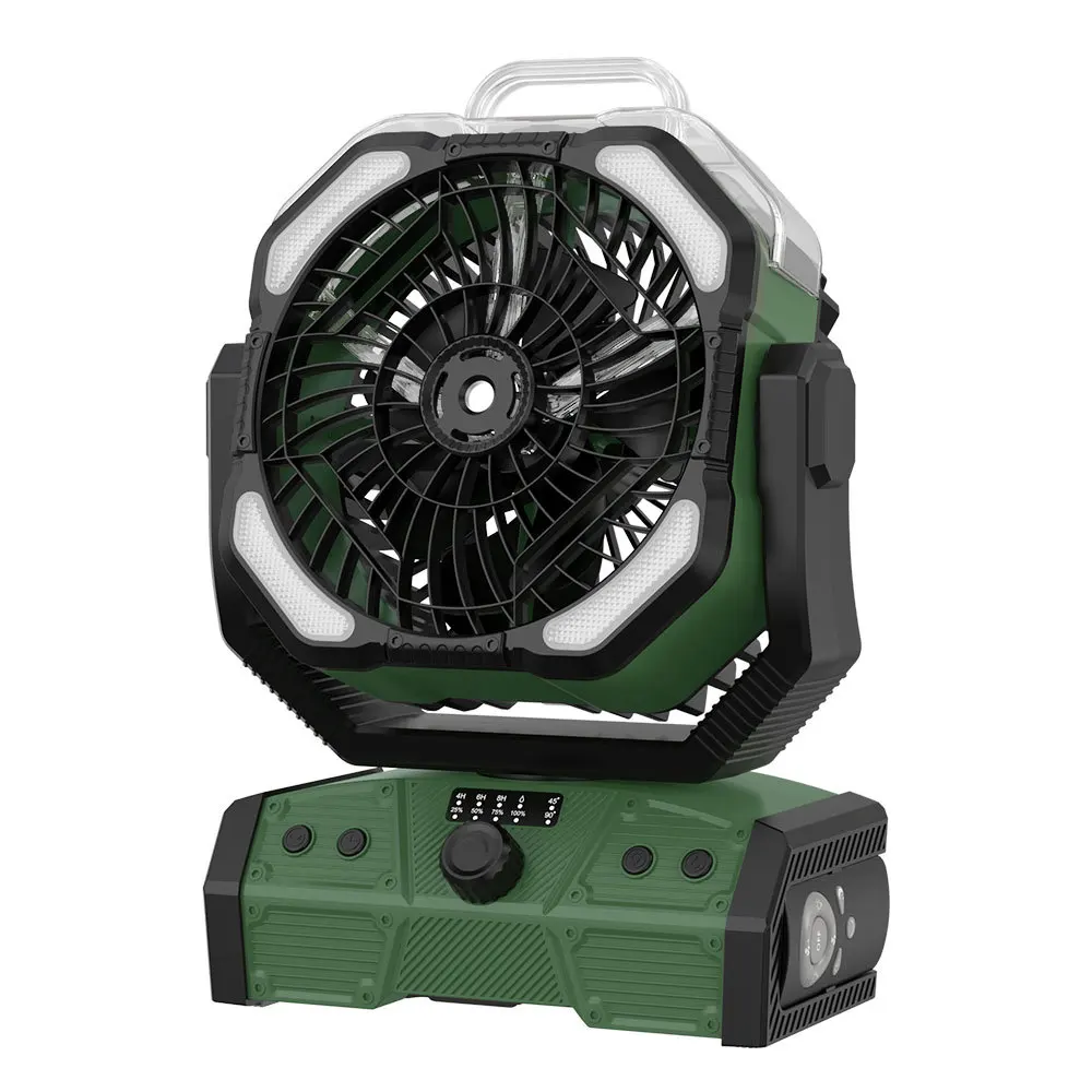 

Hanging Dual-purpose Outdoor Camping Fan Large Capacity Long Battery Life Camping Fishing Charging Lighting