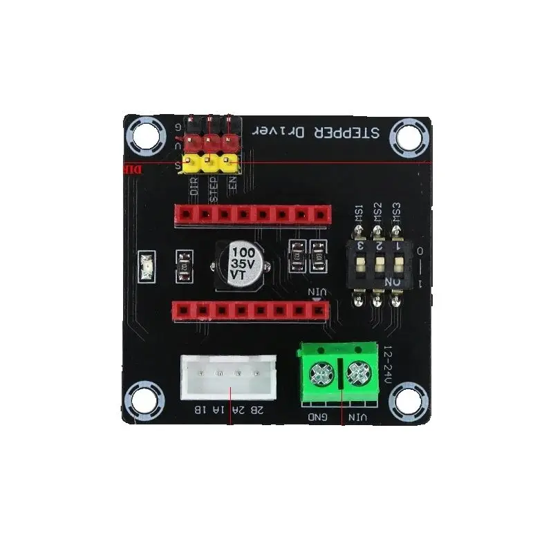 3D -Printer Parts A4988 DRV8825 Stepper Motor Driver With Heat sink For- SKR -V1.3 1.4 GTR V1.0 RAMPS 1.4 1.6 MKS GEN V1.4 board