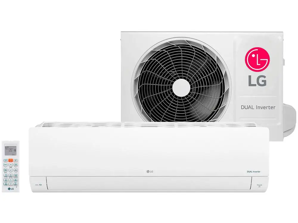 Air Conditioning Split Hi-Wall LG Dual Inverter Voice + AI 9.000 Hot and Cold BTUs S3-W09AA31C - 220V
