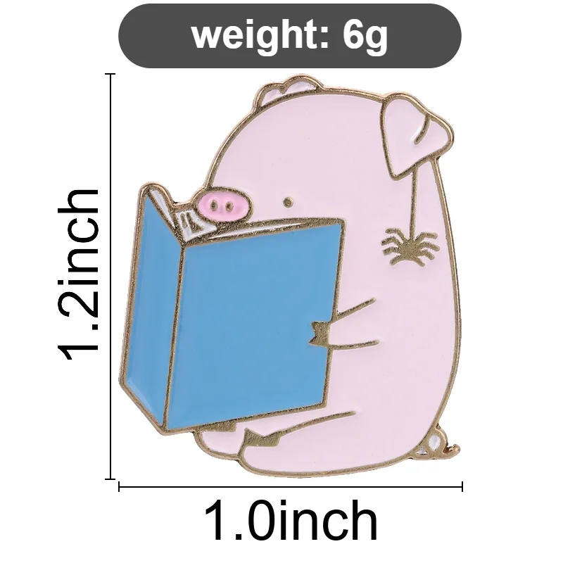 Katzen-Frosch-Kollektion Emaille-Anstecknadeln: Biene, Ente, Hase, lustige Slang-Broschen, Kleider-Reversnadeln, Kawaii-Vogel-Fisch-Wortspiele, Schmuckgeschenk – Detail 9