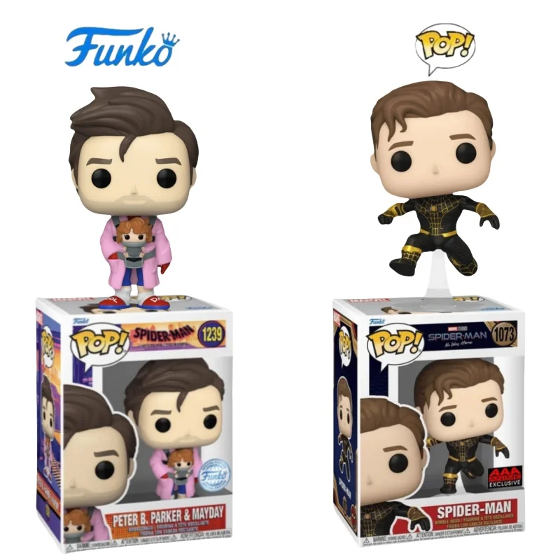 

Genuine The Avengers Spider-Man Figures Model Funko Pop Marvel Mayday Vinyl Q-Version Decor Sculpture Doll Limited Edition Toys