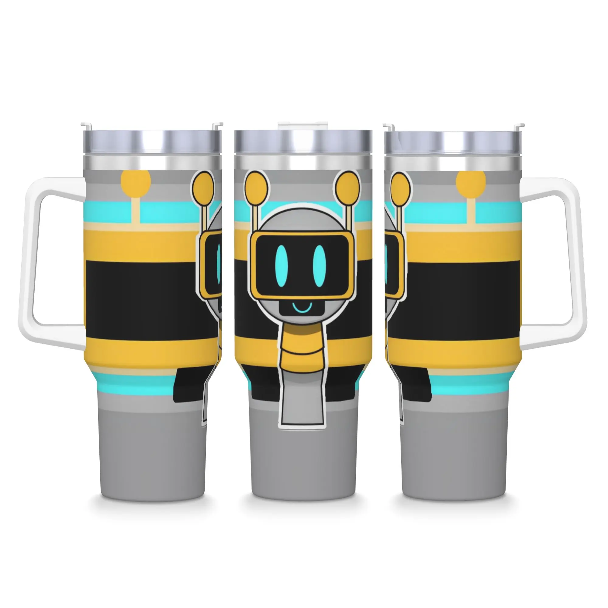 40OZ Stainless Steel Tumbler Cartoon Sprunki Game Thermal Mug  Portable Cold Drink Mugs Cup Travelist Water Bottle