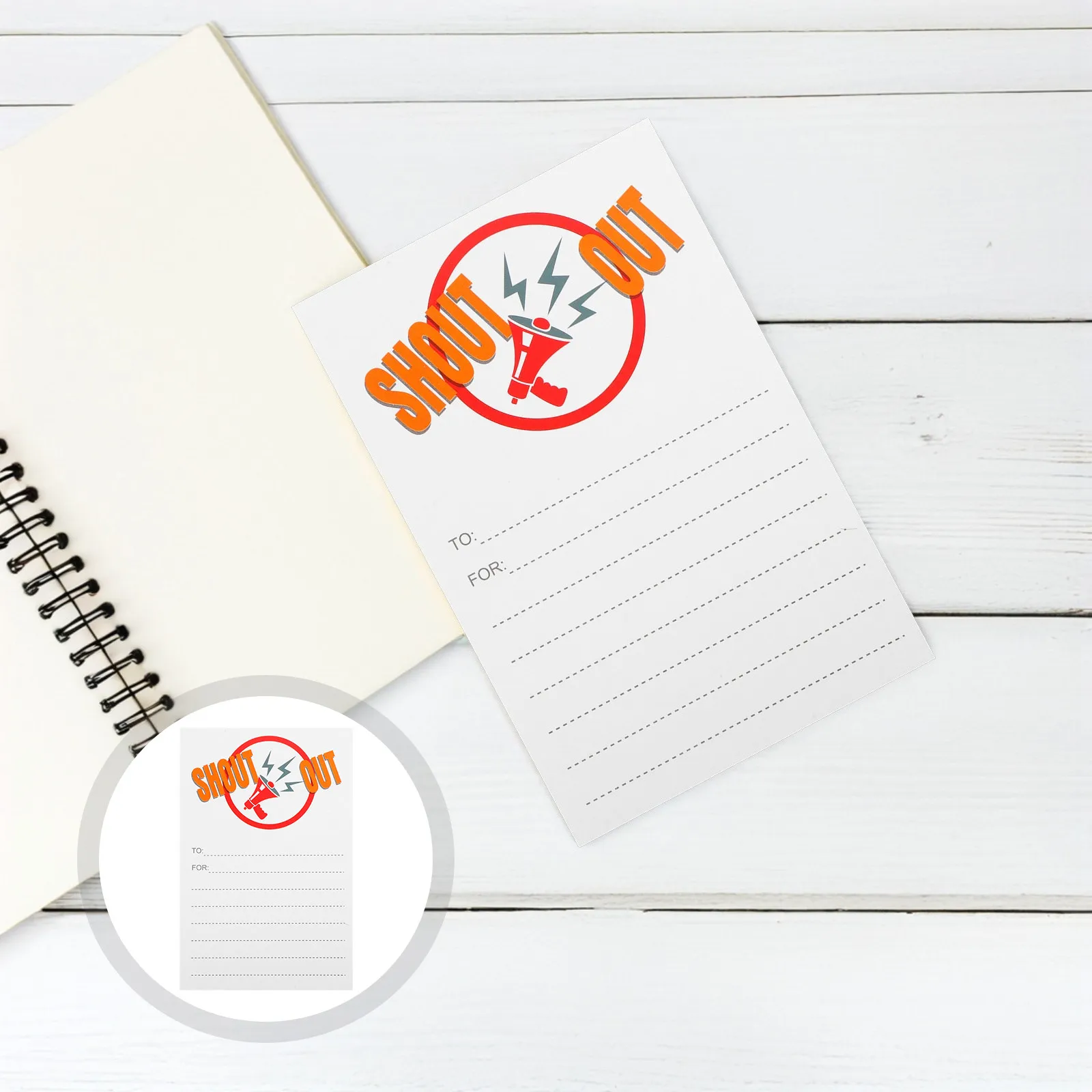 

1 Set Shout Out Motivational Encouragement Cards Blank Space for Personal Messages Recognition Reward Cards for Students