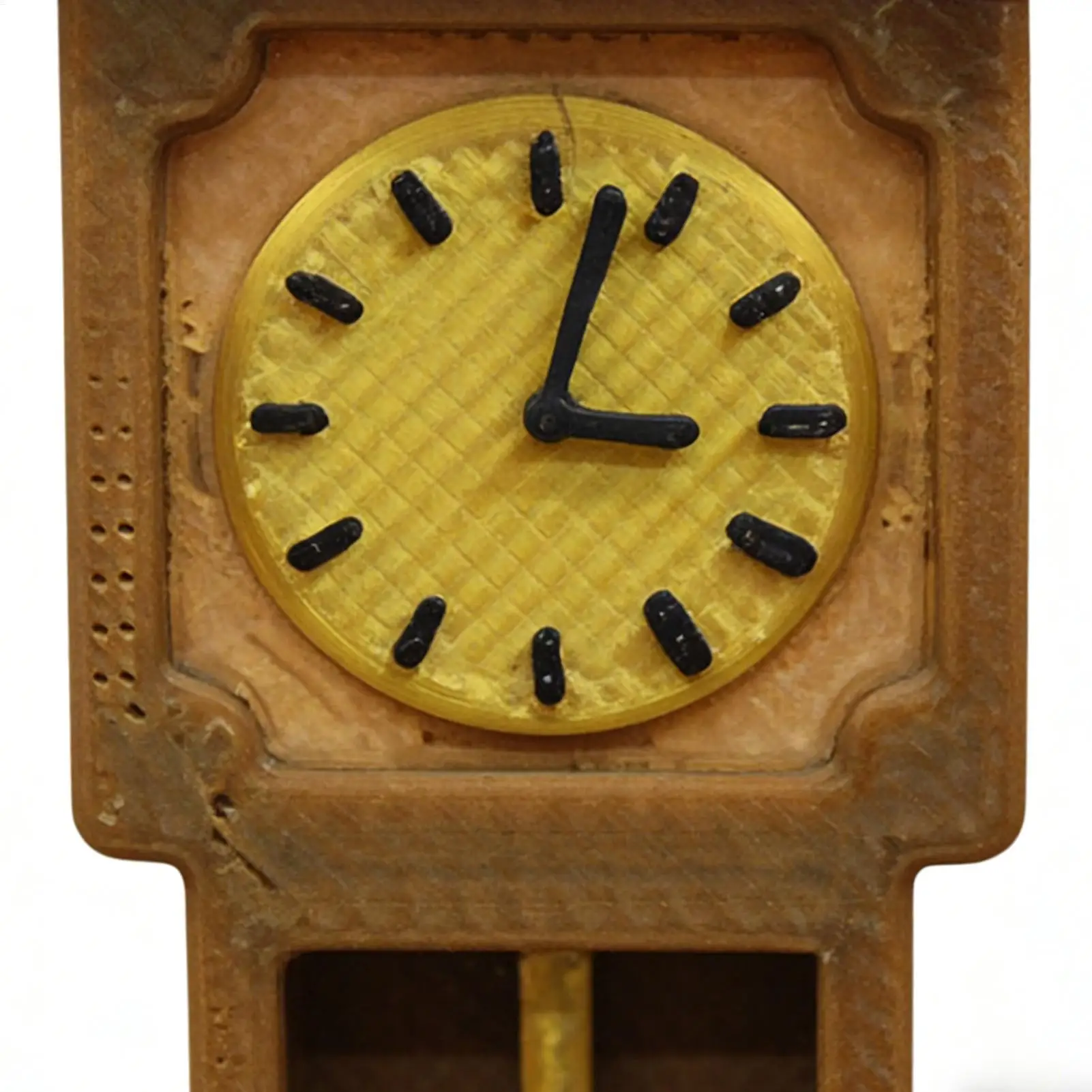 

Миниатюрные настенные часы в винтажном стиле для кукольного домика 1:12, классическая модель, украшение для гостиной