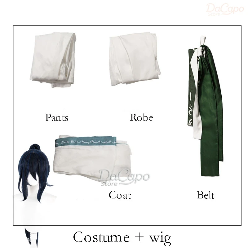 Limbus Hong Lu Company Baoyu Cosplay H Corp. Daguanyuan Costume Wig Hanfu Game Clothing Men Women Outfits Halloween Carnival Set - Image 6