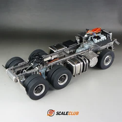 Scaleclub 1/14 Trailer R470 R620 R730 770S Upgrade 6x6 6x4 Metal Chassis Frame Lesu FH16 Truck Model Hobby