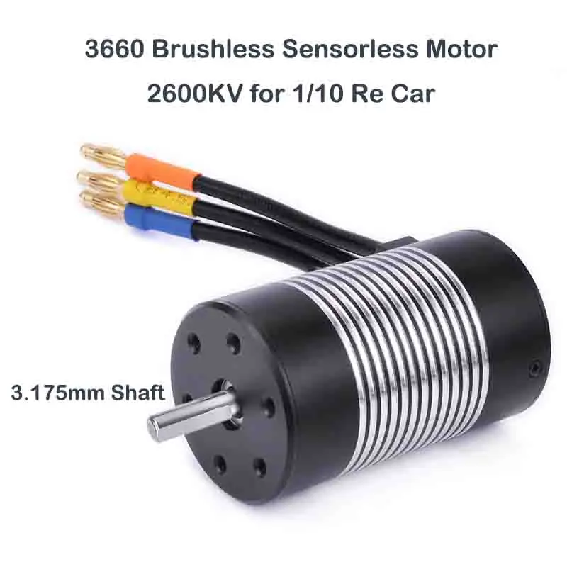 Surpass Hobby Rocket 3660 4300KV 3800KV 3300KV 2600KV Бесщеточный двигатель 5,0 мм/3,175 мм Вал для 1/10 2S/3S RC Гоночный автомобиль Модель игрушки