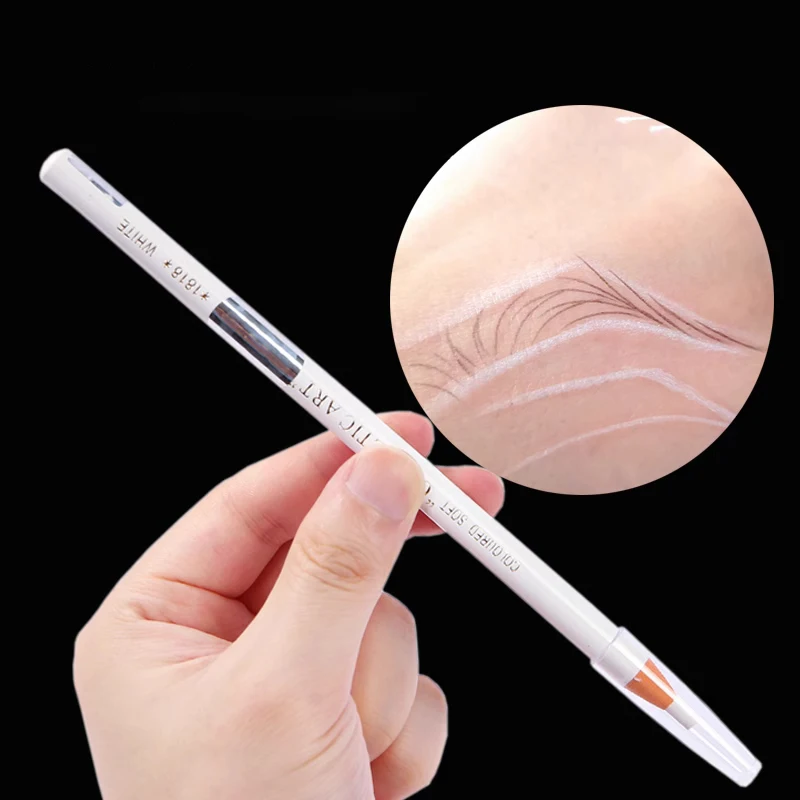 

5/1pcs White Eyebrow Pencil 1818 Microblading Waterproof Markpen for Tattoo Makeup Natural Persistent for Surgical Skin Marker